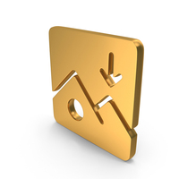 Download Photo Icon Gold PNG & PSD Images