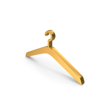 Hanger Accessory Wardrobe Clothing Icon Gold PNG & PSD Images