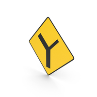 Irish Sign Y Junction Right PNG & PSD Images