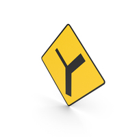 Irish Sign Y Junction Left PNG & PSD Images