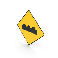 Irish Sign Uneven Road PNG & PSD Images