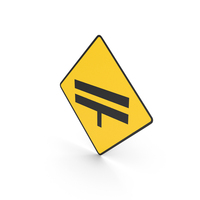 Irish Sign T Junction Ahead At Dual C Way PNG & PSD Images