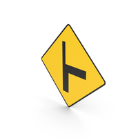 Irish Sign T  Junction Left PNG & PSD Images