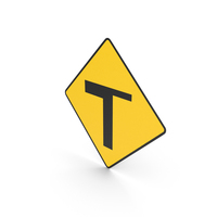 Irish Sign T Junction Type 1 Right PNG & PSD Images