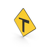 Irish Sign T Junction Left PNG & PSD Images