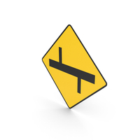 Irish Sign T Junction Major Road Ahead PNG & PSD Images