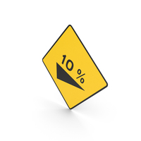 Irish Sign Steep Descent PNG & PSD Images