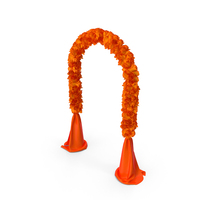 Wedding Arche From Orange Roses PNG & PSD Images