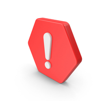 Warning Exclamation Mark Octagon Sign PNG & PSD Images