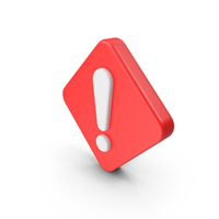 Warning Exclamation Mark Diamond Sign PNG & PSD Images