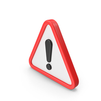 Warning Exclamation Mark Triangle Sign PNG & PSD Images