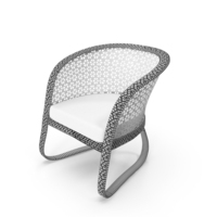 Wicker Lounge Armchair PNG & PSD Images