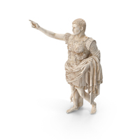 Caesar Augustus Of Prima Porta Roman Statue PNG & PSD Images