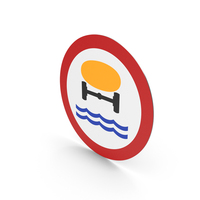 Polish Sign No Entry For Vehicles With Goods Liable To Pollute Water PNG & PSD Images