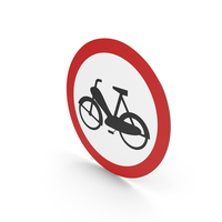 Polish Sign No Entry For Electric Bicycles PNG & PSD Images