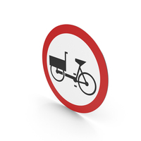 Polish Sign No Entry For Bicycle Carts PNG & PSD Images