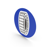 Polish Sign Mandatory Usage Of Snow Chains PNG & PSD Images