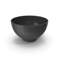 Black Plastic Bowl PNG & PSD Images