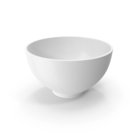 White Plastic Bowl PNG & PSD Images
