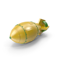 Cartoon Yellow Bomb PNG & PSD Images