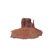 Monument Valley Mitten Buttes Rock Formation PNG & PSD Images