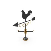 Cockerel Weathervane PNG & PSD Images