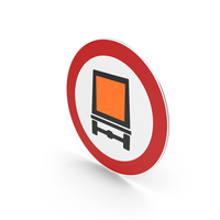 Portuguese No Dangerous Goods Sign PNG & PSD Images
