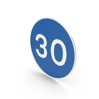 Portuguese Sign Minimum Speed Limit PNG & PSD Images