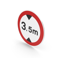 Portuguese Sign Height Limit PNG & PSD Images