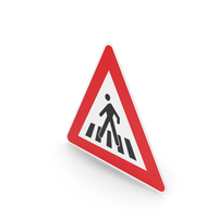 Italian Sign Pedestrian Crossing Ahead PNG & PSD Images