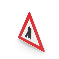 Italian Sign Merging Traffic From Left PNG & PSD Images