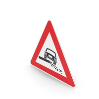 Italian Sign Dangerous Verges PNG & PSD Images