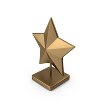 Bronze Decorative Star PNG & PSD Images