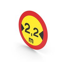 Swedish Sign Width Limit PNG & PSD Images