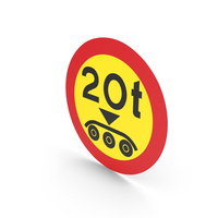 Swedish Sign Weight Limit Per Axle PNG & PSD Images