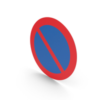 Swedish Sign No Parking or Waiting PNG & PSD Images