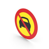 Swedish Sign No motor Vehicles With More Than Two Wheels PNG & PSD Images