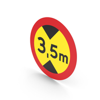 Swedish Sign Height Limit PNG & PSD Images