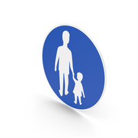 Swedish Sign Footpath PNG & PSD Images