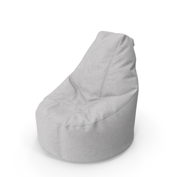 White Bean Bag Chair PNG & PSD Images
