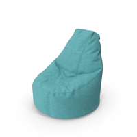 Turquoise Bean Bag Chair PNG & PSD Images