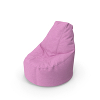 Pink Bean Bag Chair PNG & PSD Images