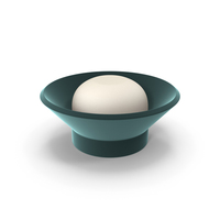 Circular Blue Soap Dish PNG & PSD Images
