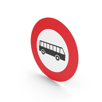 Swiss Prohibition Of Buses Sign PNG & PSD Images