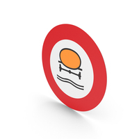 Swiss No Vehicles Carrying Water Pollutants Sign PNG & PSD Images