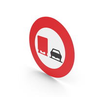 Swiss No Overtaking By Lorries Sign PNG & PSD Images