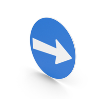 Swiss Must Turn Right Sign PNG & PSD Images