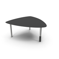 Triangular Black Coffee Table PNG & PSD Images