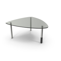 Triangular Glass Coffee Table PNG & PSD Images