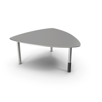 Triangular Silver Coffee Table PNG & PSD Images